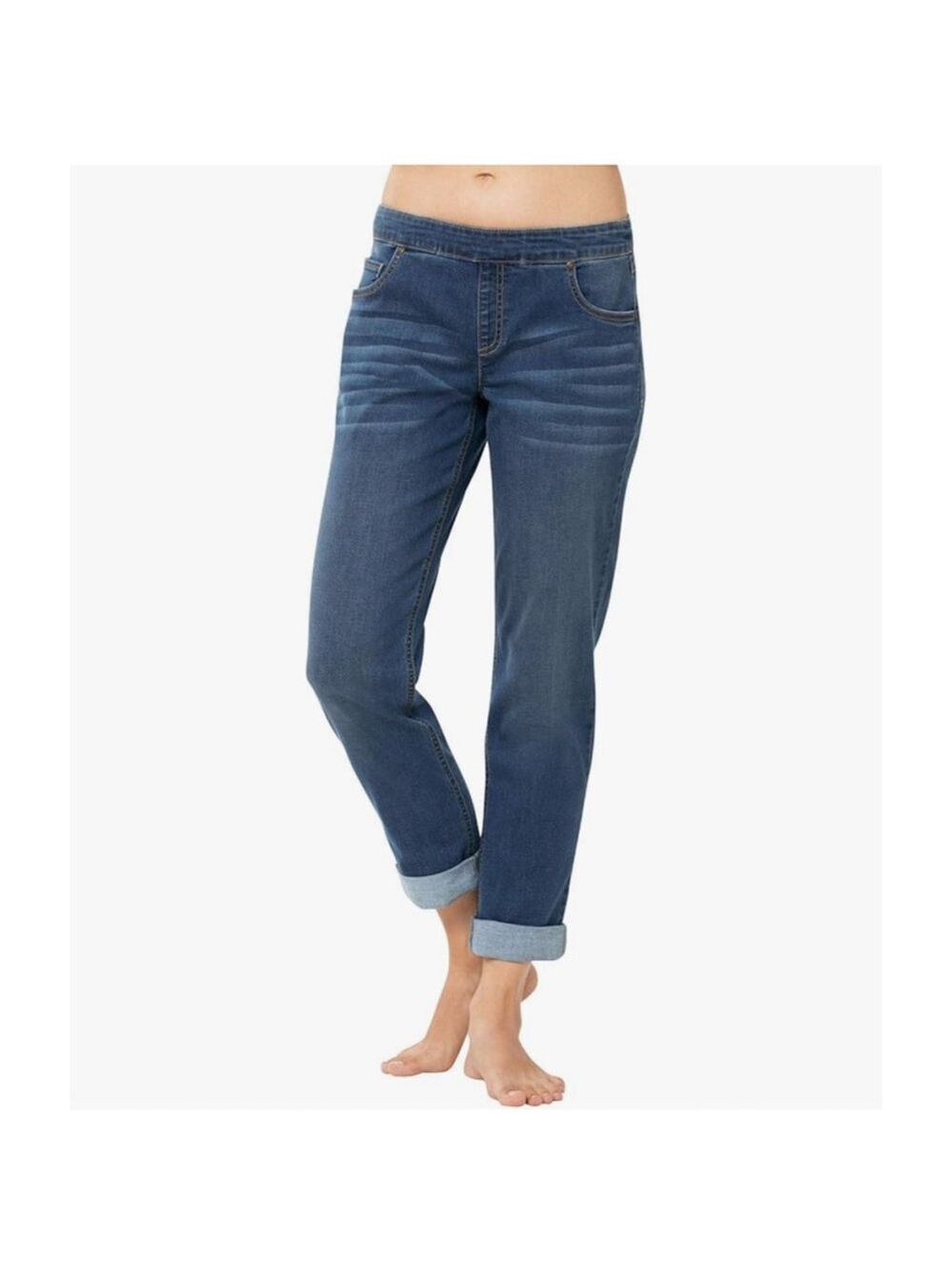 Pajama Jeans Boyfriend Cut 1X Rolled Cuff XL